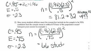 Section 6 1 Confidence Intervals C
