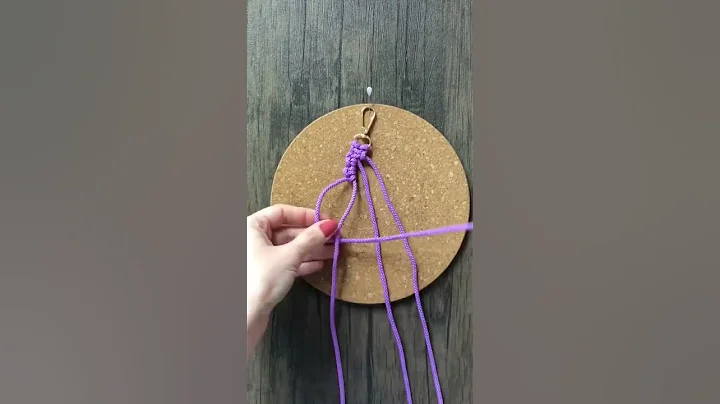 DIY keychain Macrame #diy#macrame#handmade#artesanato#chaveiro#façavocêmesmo#shorts#knot