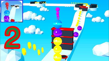 Stack Rider Gameplay All Levels 50-60 part-2 (iOS/Android)