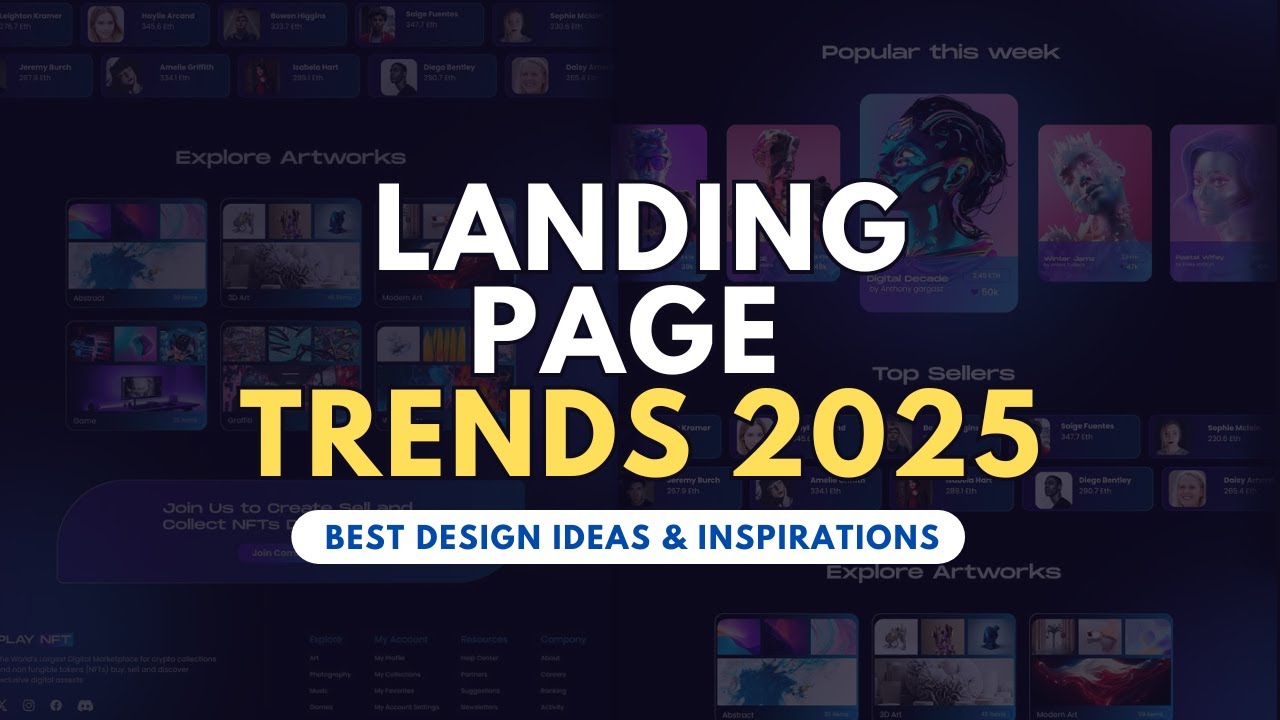 Unique Landing Page Design Trends for 2025 | Best Ideas & Inspiration ...