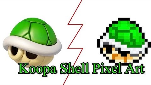 Pixel Art of... a Koopa Shell