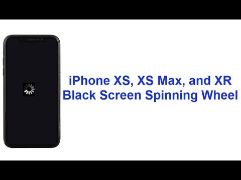 iPhone XS  XS Max  and XR Black Screen Spinning Wheel  Fixed 