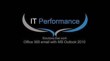 Outlook 2010 with Office 365 email