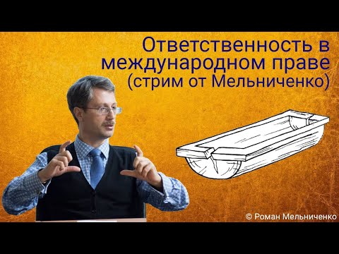 Ответственность в международном праве (стрим от Мельниченко)