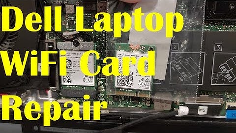 Dell Laptop WiFi Card Repair DIY