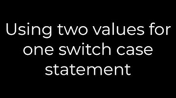 Java :Using two values for one switch case statement(5solution)