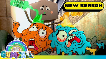 Fast Food Chaos, Corporate Greed, Evil AI and More |  Exclusive Gumball NEW SEASON Marathon