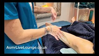 Thai Nail Dance Menu. Skin tracing on feet, legs, arms and back @AsmrLiveLounge