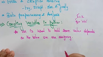 lec 4| creating varibles Concept|By BhanuPriya