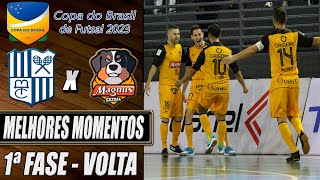 Melhores Momentos Minas X Magnus | Jogo de Volta | Copa do Brasil de Futsal 2023 (18/05/2023)