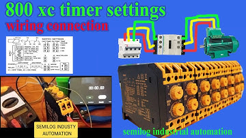 800xc Timer setting Tamil /800xc timer connection diagram