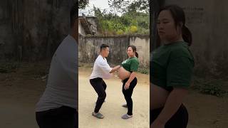 Two pregnant women playing drums#shorts😂😄😅