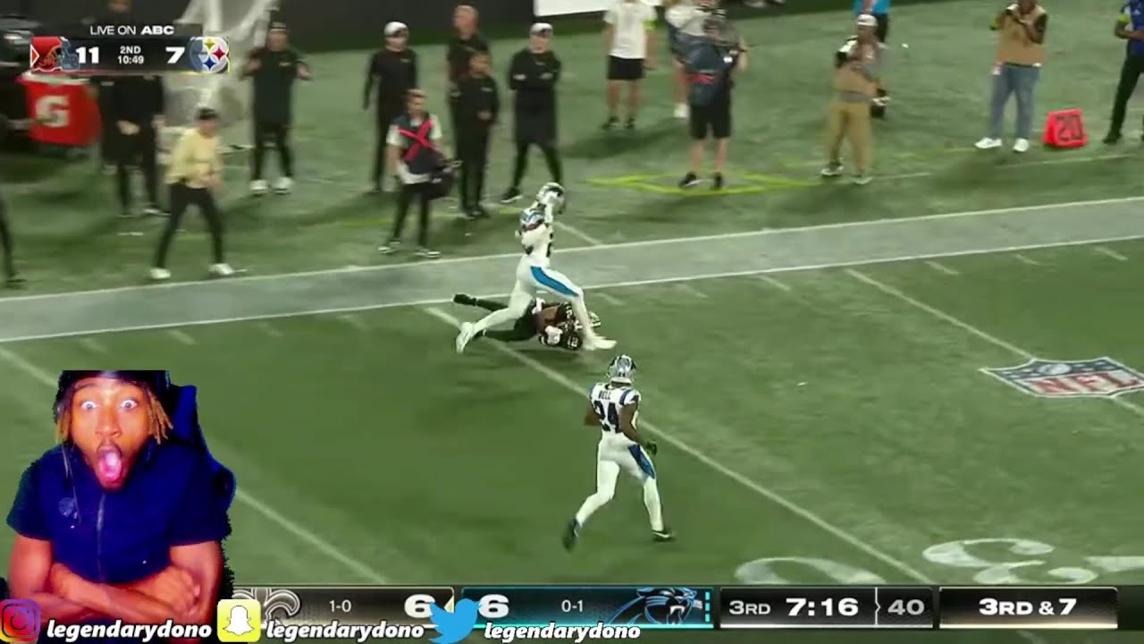 Reacting to new orleans saints vs carolina panthers 2023 nfl full game