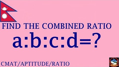 Find combined ratio|| if a:b= and b:c=........find a:b:c
