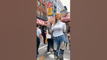 Humanoid Robot Girl Surprises Everyone at Ben & Jerry’s Ice Cream Stall  | Futuristic AI Realism #ai