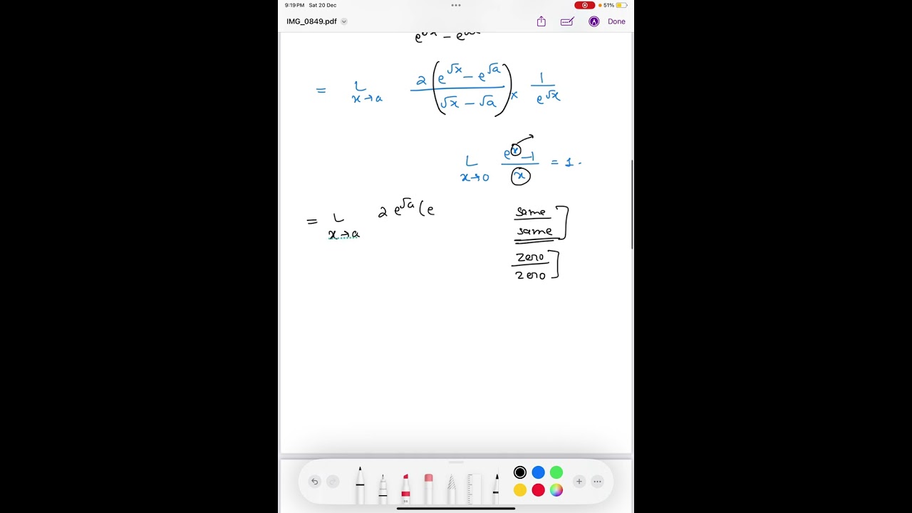 JEE Advanced 2022 PYQ based on Limits 