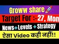 Groww share 27 April Target || Groww share latest news || Groww share news today 