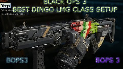 Call Of Duty Black Ops 3 - BEST DINGO LMG CLASS SETUP!!