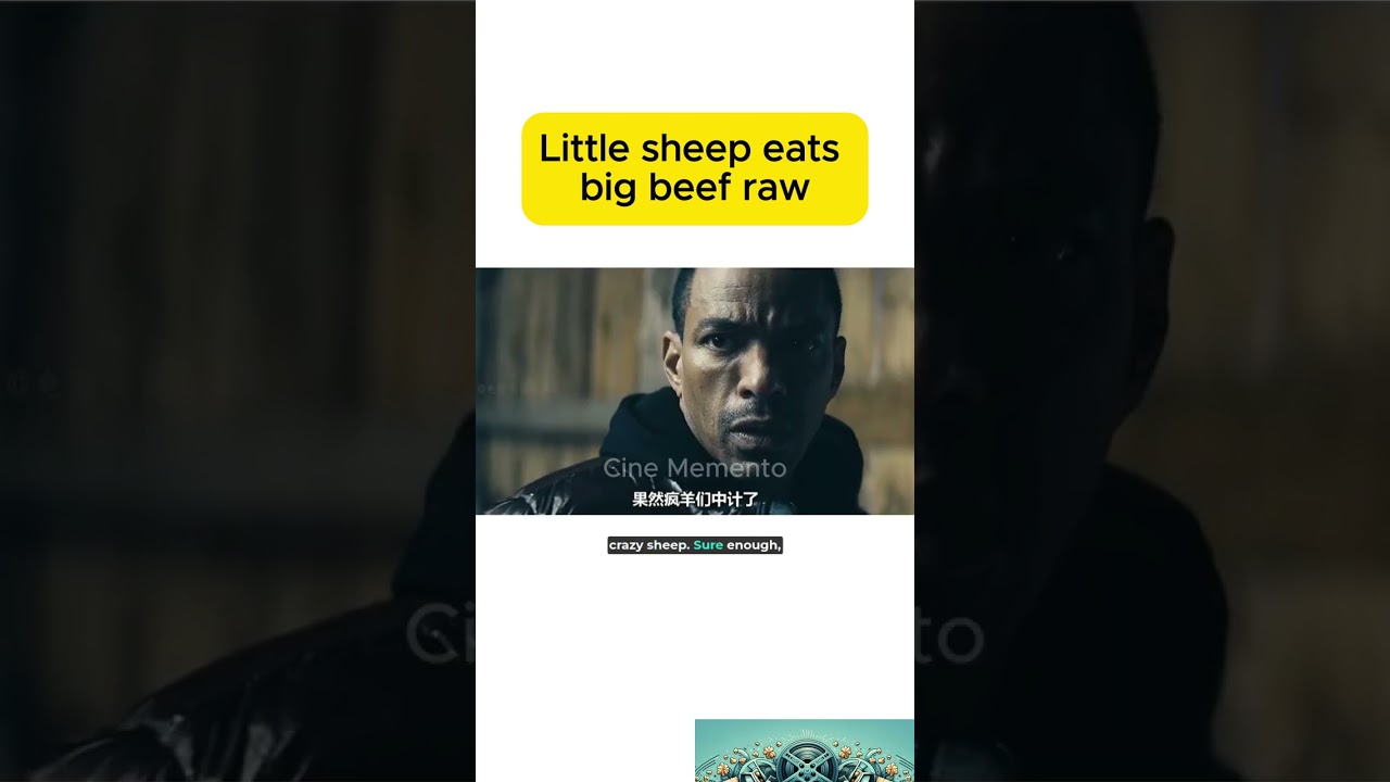 How did a little sheep eat raw big beef? 