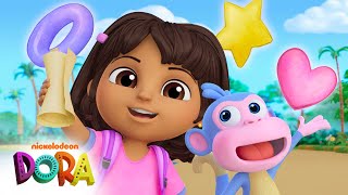 Dora’s Aventuras! #7 w\/ Boots \& Swiper 🗺 Learn About Shapes Mini Episode! | Dora \& Friends