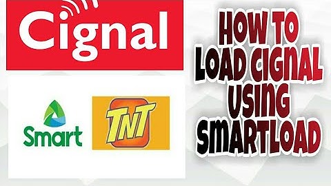HOW TO LOAD CIGNAL