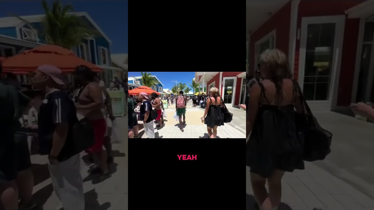 Walking through the port of Nassau Bahamas #nassau #bahamas #cruise #travel #tnbworldwide #content