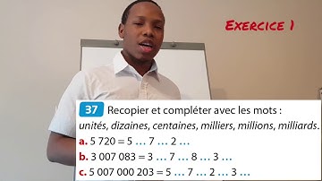 6ème - Exercices _ Nombres entiers (Décomposer un nombre entier)