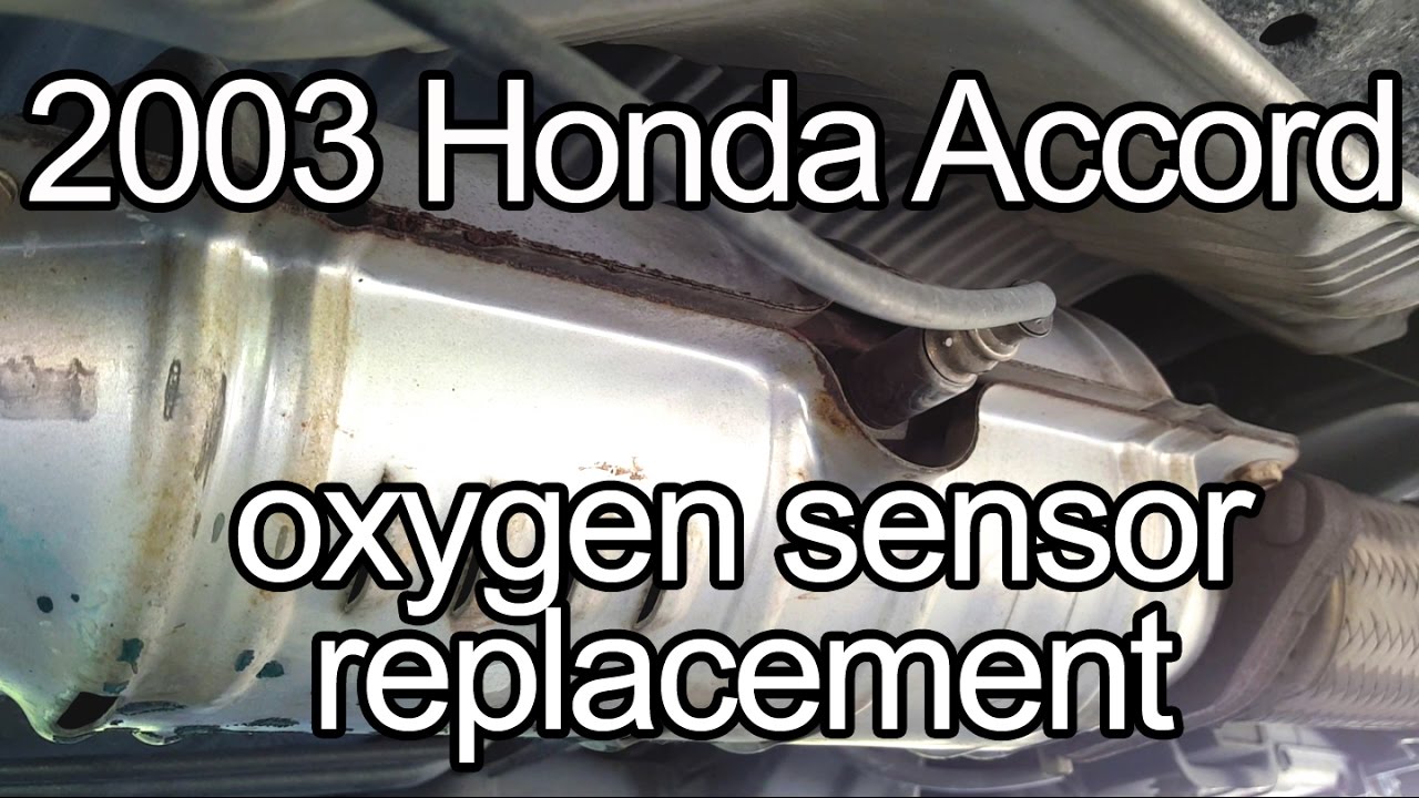 How to replace oxygen sensor on a 2003 Honda Accord. - YouTube