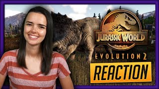 Jurassic World Evolution 2 TRAILER REACTION!