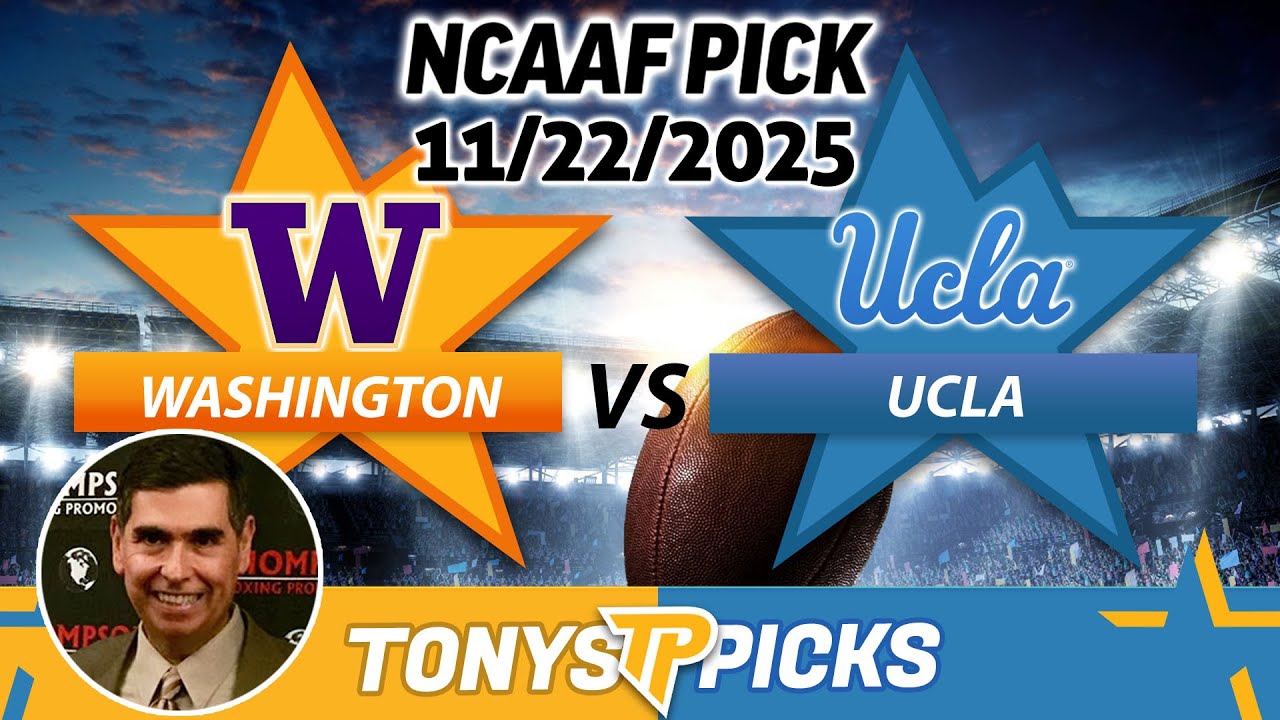 Прогноз матча Вашингтон — UCLA на 13-ю неделю студенческого футбола 22.11.25