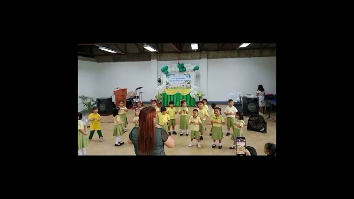 1st quarter Recognition day of my son, as a kindergarten student, with award.