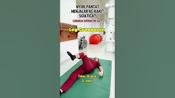 Nyeri pantat menjalar ke kaki? sciatica? lakukan latihan ini #drpras #sciatica #piriformissyndrome