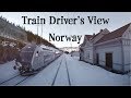 TRAIN DRIVER'S VIEW: Back over the mountain (Ål - Voss)