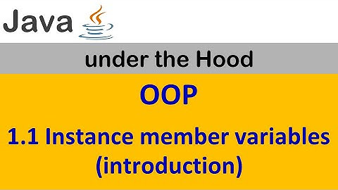 1.1. Instance member variables (introduction)