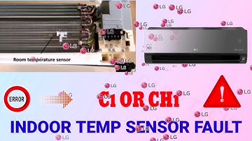 #EASYTOLEARNTECH // LG AIRCONDITING error C1/Ch1 || How to solve this error // how to find fault //