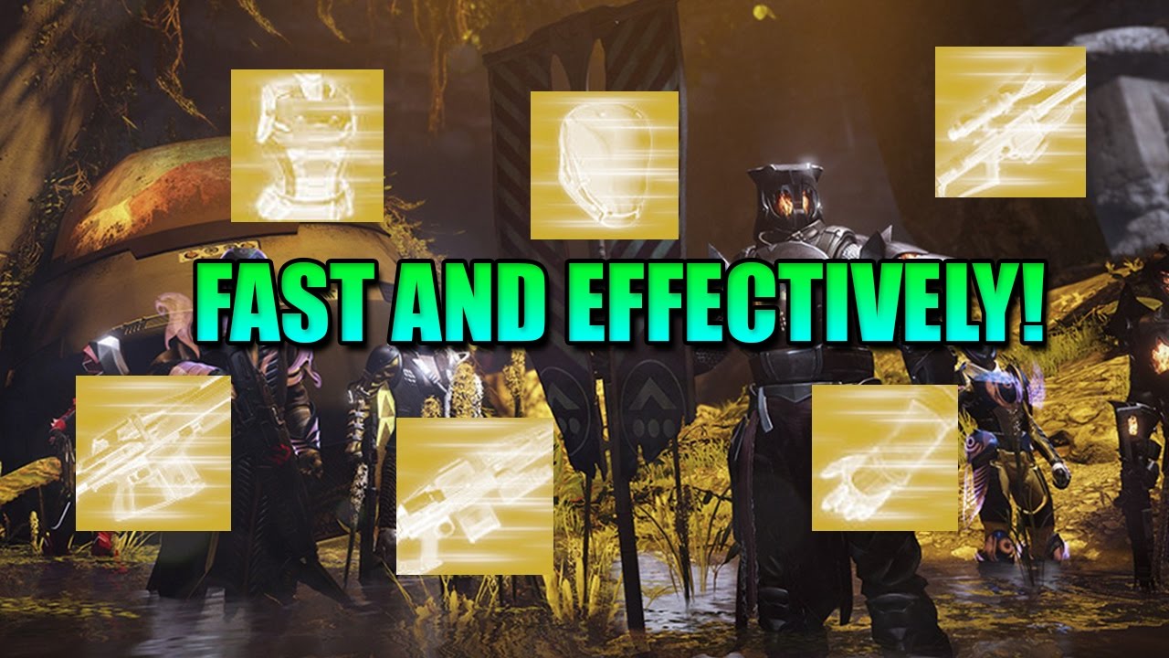 HOW TO FARM EXOTIC ENGRAMS FAST AND EFFECTIVELY! (DESTINY RISE OF IRON)