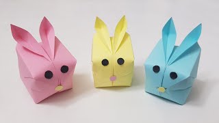 Cách gấp con thỏ bằng giấy - how to make paper rabbit - gấp xếp giấy -origami - paper craft