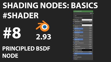 Blender 2.93 | Principled BSDF node | Basics