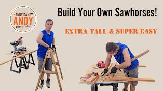 Make Your Own Sturdy Sawhorses FAST!