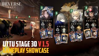 Reverse: 1999 - UTTU Stage 30 V1.5 | Poison Team | Gameplay Showcase