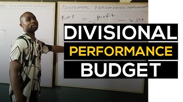 Divisional Performance Measurement | PART ONE