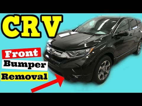2017-2018 Honda CRV Front Bumper Removal How to Remove Replace Install