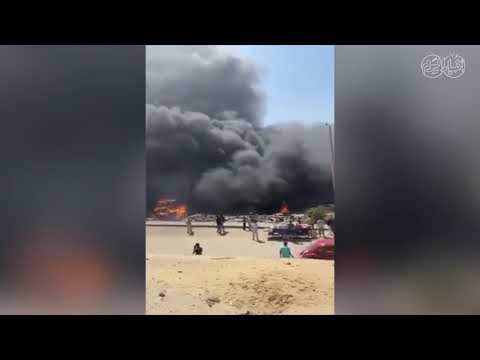 أخبار اليوم السيطرة علي حريق بمنطقة الحرفيين