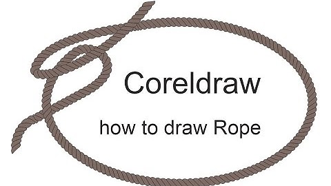 Draw rope in Coreldraw