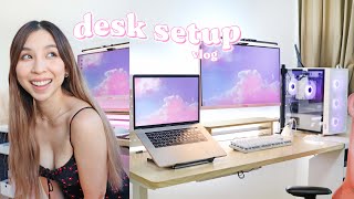 My Desk Makeover | Work From Home + Gaming Setup