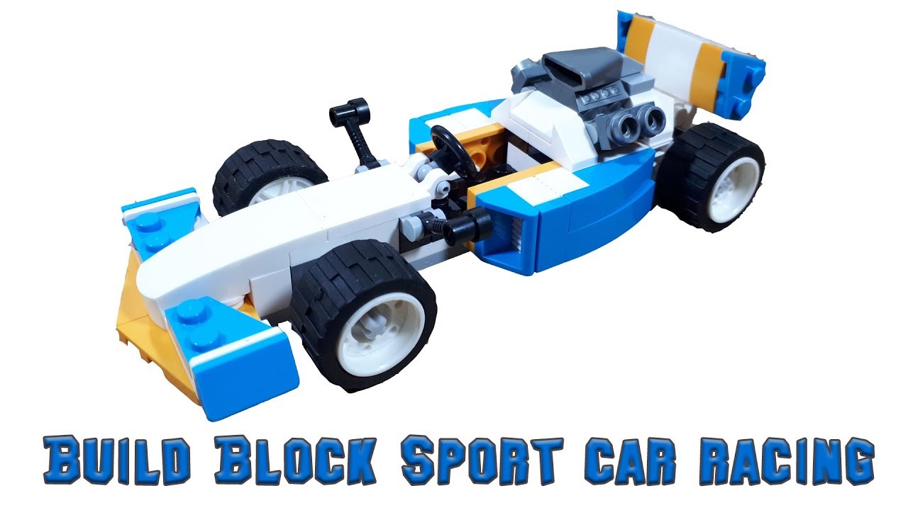 Play Toys - Build Block Sport Car Racing For Kids | Children And Parents