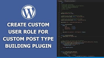 Create WordPress Custom User Role for Custom Post Type