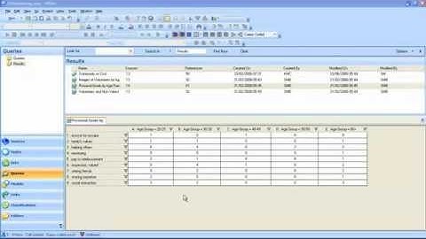 NVivo Tutorials: Matrix Coding Queries