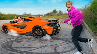 CAUGHT WORLDS STRONGEST MOM STEALING my MCLAREN SUPERCAR!!