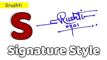 ✅ Srushti Name Signature Request done